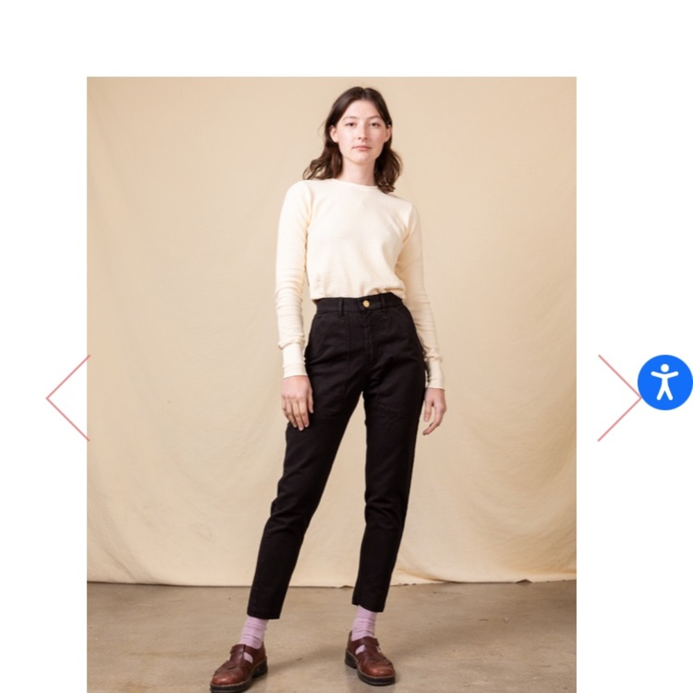 XS Black Big Bud Press Pencil Pants